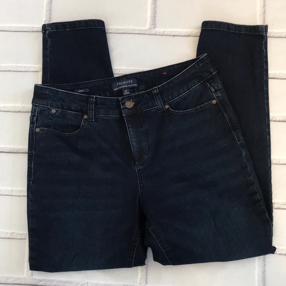 Talbots Dark Blue Ankle Jeans